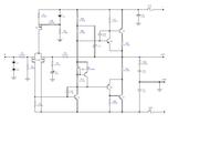 Wzmacniacz mocy 10 W - WE MOSFETy kanał p WY tr. bipolarne