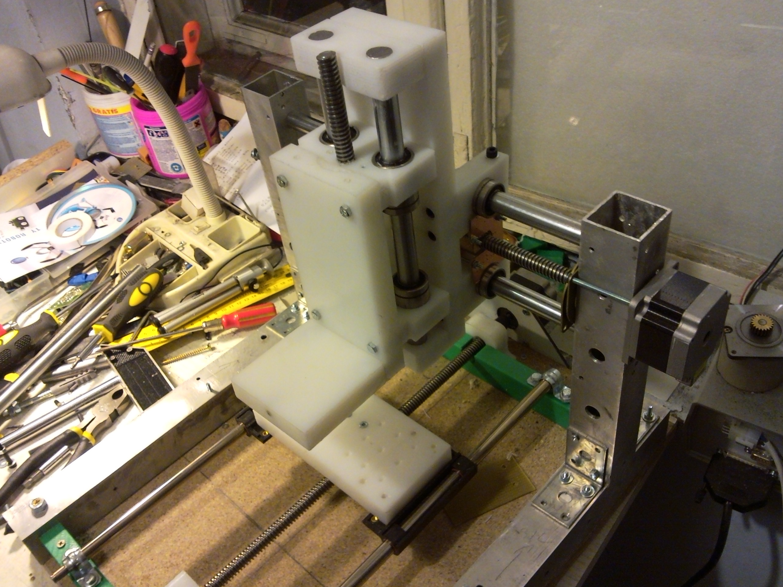 Polyethylene v2 CNC milling machine | Forum for Electronics