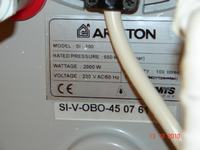 Bojler ARISTON Platinum SI-100 uszkodzona grzałka. Bojler ARISTON Platinum SI-100 uszkodzona grzałka.