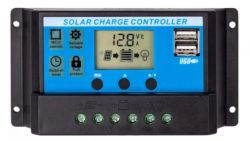 Mała instalacja offgrid - panel 330W, aku 24V (2x12V-40Ah)