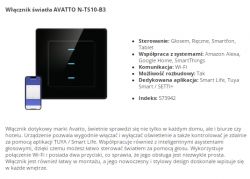 Avatto N-TS10-B3 Light Switch Triple Avatto N-TS10-B3 light switch with mobile app.