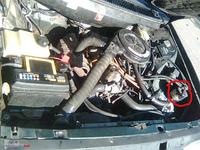 Polonez caro 1.6 abimex. Do czego służy gumowa rurka ze zdjęcia?