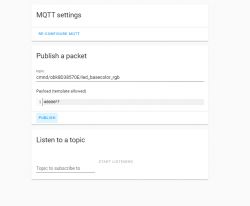 [BK7231T] My HTTP server, configurator, MQTT support from Home Assistant