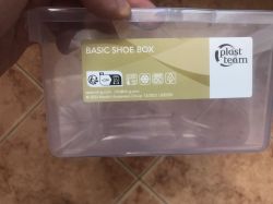 Cardboard boxes or boxes for electronics? Transparent containers for slightly larger items