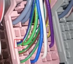 Schemat podłączenia podgrzewania foteli - Astra K 1.4T