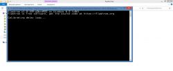 Ekran konsoli z uruchomionym programem Flashrom na Windows 6.2.