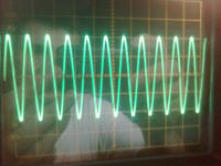 Generator sinusoidalny Ausra RPH-1 - zniekształcenia sygnału na niskich zakresach