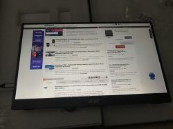 Minitest: Przenośny monitor Acer PM161Q B1 - test z USB C, pomiary, pobór mocy