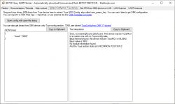 BK7231 Easy UART Flasher Settings Interface BK7231 Easy UART Flasher interface with settings and TuyaMCU device information