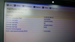 Punto II FL - Błędy C1012 i C1013, niewłaściwe odczyty prędkości i napięcia