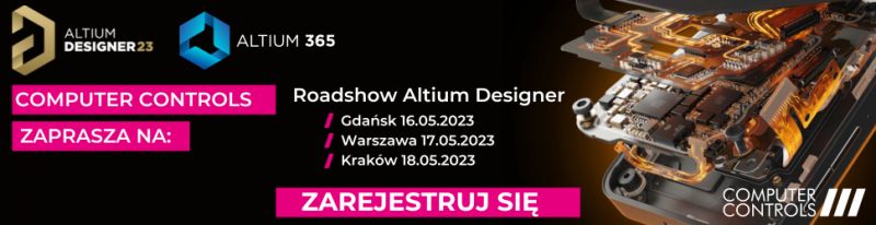 [16-18.05.2023, bezpłatna konferencja] Roadshow Altium Designer