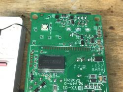 Sonoff THR320D PCB with TM1621B Chip PCB of Sonoff THR320D thermostat with TM1621B chip.
