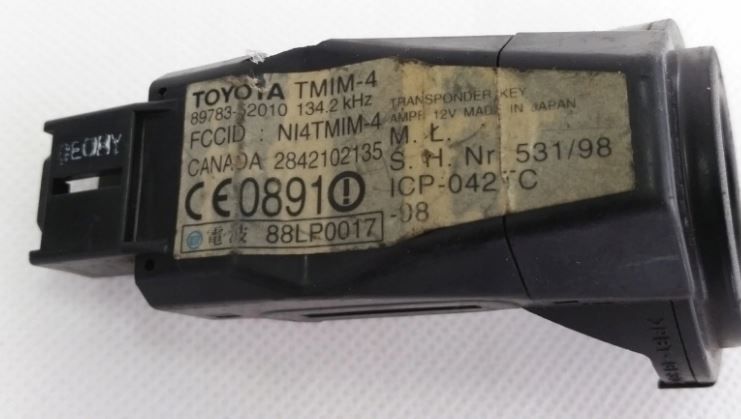 Toyota Yaris 1.0VVTI 2002 Opis pinów immo elektroda.pl