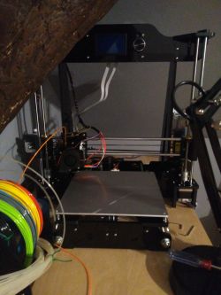 Silnik osi Z opóźniony w drukarce Thronixy X8 Jet - Marlin, Cura