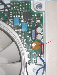 Wentylator łazienkowy z higrometrem Silent 100 Uszkodzona elektronika