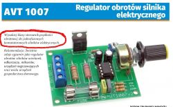 Jak tanio zastosować regulator obrotów do silnika bezszczotkowego z pralki NOVA?