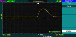 ACS713 pomiary prądu DC pulsujący
