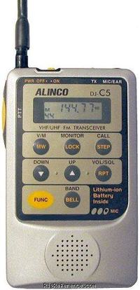 Alinco DJ-C5 VHF-UHF Porto Manual EN