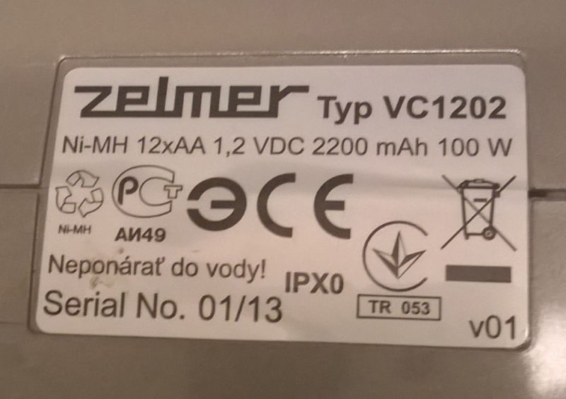 ZELMER CITO VC1202 Vacuum Cleaner: Battery Replacement, Substitute Options & Reset Cycle