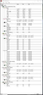 Brak danych z sensorów i blue screeny - RX 5700 XT, wymiana zasilacza, płyta główna?