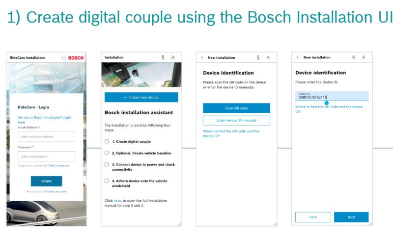 The interior of the Bosch IVS SLIM module, i.e. telemetry and fender detection in Car Sharing vehicl