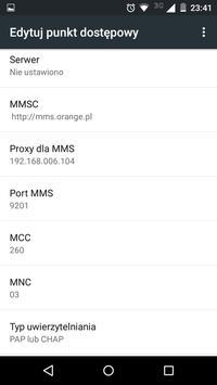 Jak skonfigurować MMS w Orange na Motorola Moto E z Androidem 5.1?