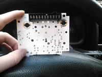 Opel Astra II - Żarówki w manetkach sterowania nagrzewnicą i nawiewem- wymiana