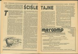 Dwustronicowy artykuł z czasopisma technicznego z 1992 roku.