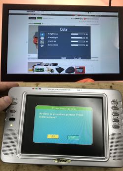 Comparison of small displays 7" 8" for monitoring and more, measurements