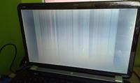 HP Pavilion DV7-6b40ew, pasy na ekranie (na zewnętrznym monitorze ok)