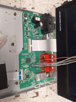 MP5 player motherboard labeled GDH-C7222-MB.