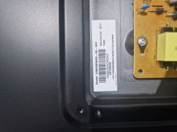 Label with model VE540QND8-N2-N42 on the casing of an electronic device