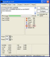 Intel Pentium 4 2.4GhZ - Duża temperatura procesora.