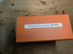 M170 Light Switch Packaging Packaging of M170 light switch.