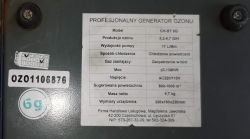 Ozonator - nie działa, prawdopodobna przyczyna, brak bezpiecznika