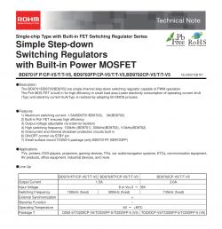 Specyfikacja techniczna przetwornicy step-down BD9701F.