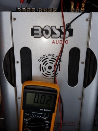 Boss BA-2900 - Brak sygnału na kanałach, dioda Power świeci, wentylator działa