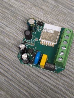 Electronic Board with CBU Module Top view of an electronic board with various components, including a CBU module.