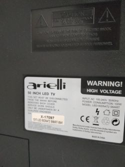 Need Firmware Update for Arielli Smart LED TV: Photo Attached for Reference
