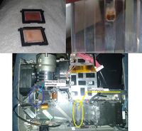 EPSON EMP-74 3LCD - Spalony pryzmat i filtry koloru niebieskiego EPSON EMP-74 3LCD - Spalony pryzmat i filtry koloru niebieskiego