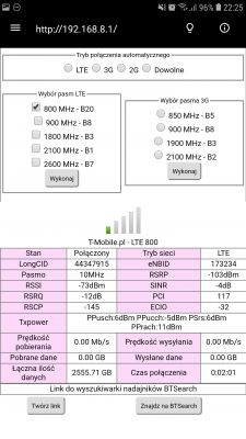 Wybór anteny kierunkowej LTE do Huawei B525s (T-Mobile Domowy) Szczecin