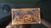 Termotransfer PCB - toner odchodzi Termotransfer PCB - toner odchodzi