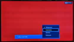 Samsung UE50F6500SS - usterka: zielone piksele na "tylko czerwonym"
