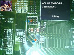 Wartości rezystorów R3C7 i R3C8 na płycie Trinity Xbox 360 z 2010r