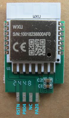 WXi Electronic Module with QR Code Electronic module with markings and QR code