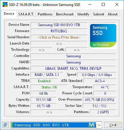 Dysk SSD Samsung 860 EVO 250GB - seryjna usterka dysków - 2