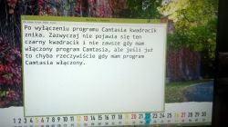 Lenovo T530 - Przeźroczysty szary kwadracik na 2 monitorach czasami gdy włączona