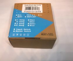 ATLO-TB2-TUYA - silent double light switch with WiFi control under Home Assistant