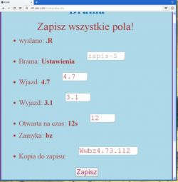 Brama wjazdowa sterowana przez RaspberryPi Brama wjazdowa sterowana przez RaspberryPi