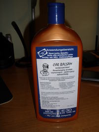 Jaki wosk polecacie po użyciu balsamu do odświeżenia koloru auta?